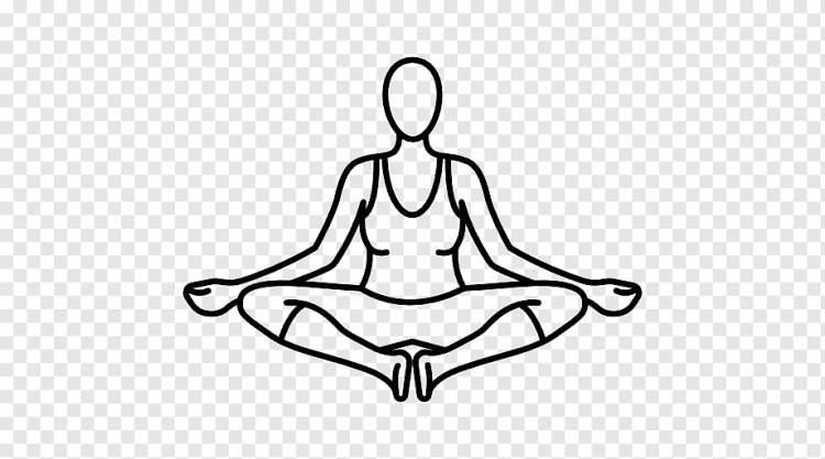 Поза Лотоса Медитация Йога Поза Пилатес, Поза Лотоса, белый, физическое здоровье, рука png