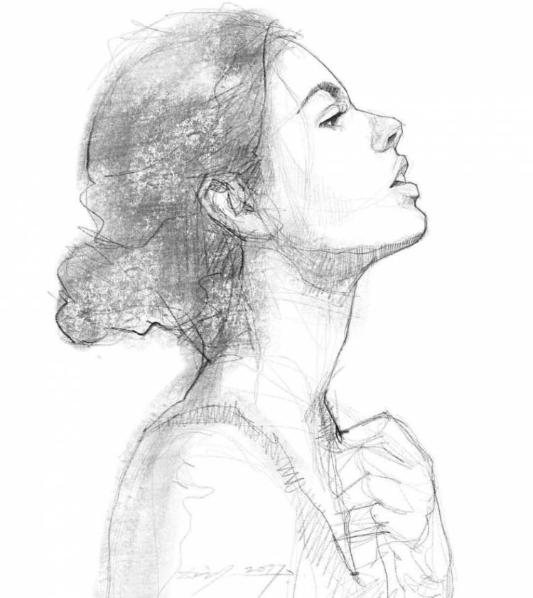 Как нарисовать лицо девушки карандашом поэтапно? Мастер-класс для начинающих по рисованию портрета девушки с макияжем и волосами