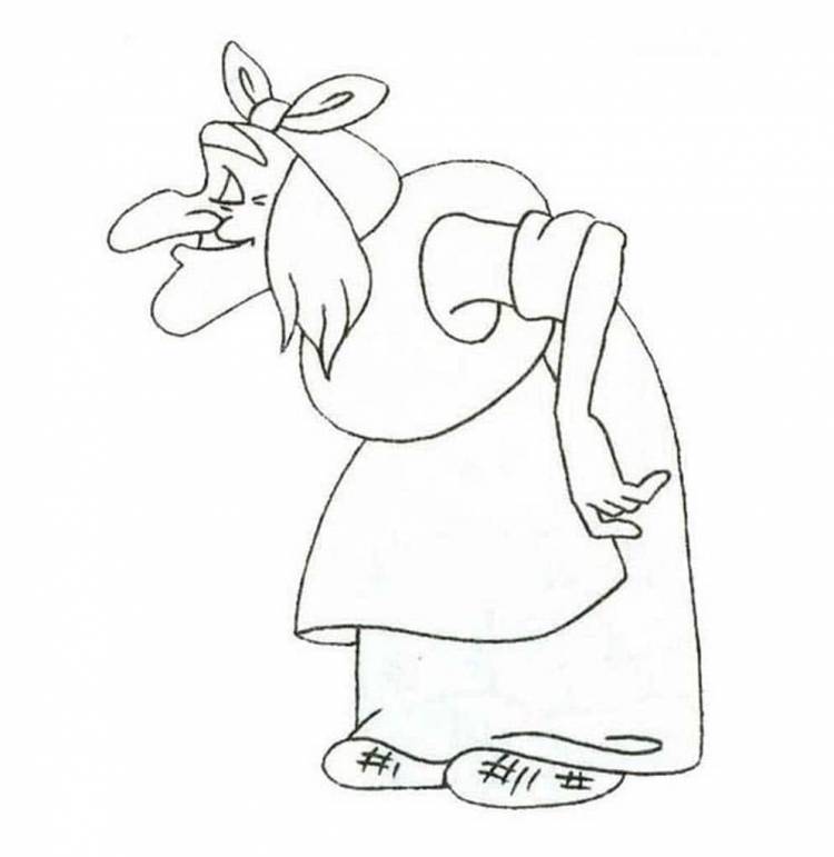 Сказочный персонаж рисунок карандашом