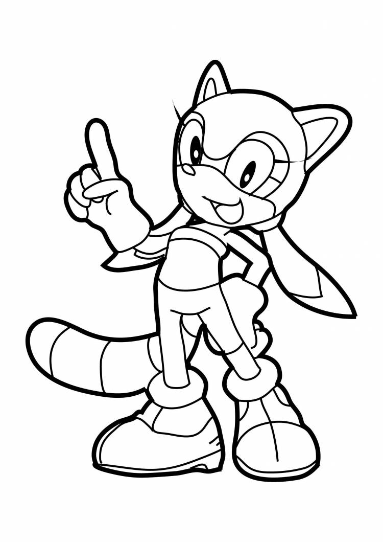 Metal Sonic Coloring Page