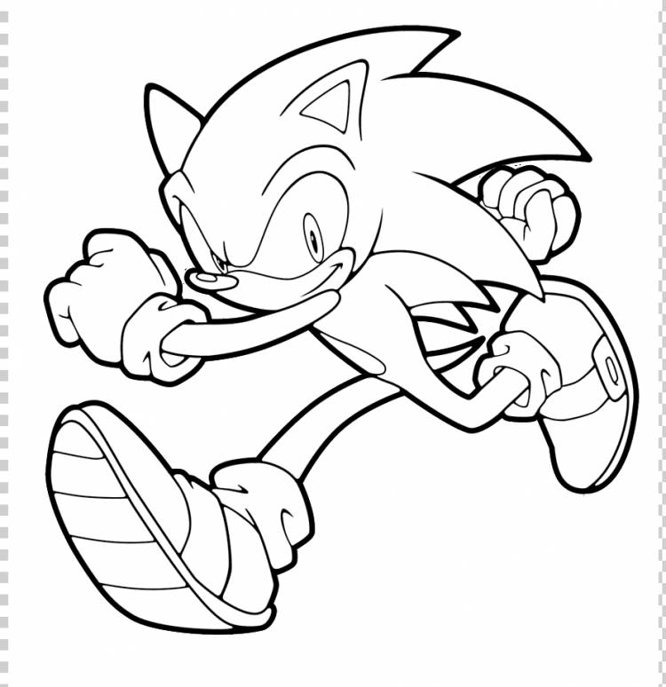 Sonic Colours Sonic The Hedgehog Sonic Unleashed Sonic Dash Shadow The Hedgehog, Hedgehog Outline s, угол, белый, ребенок png